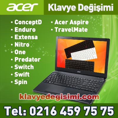 Acer Laptop Klavye Değişimi